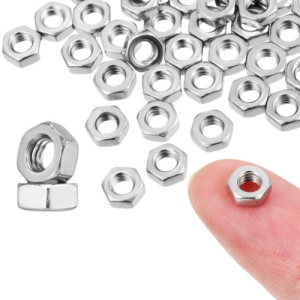 M1.2 Hex Nut (DIN 934) - Stainless Steel 304 (A2-70)