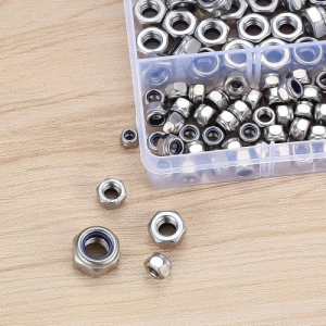 M24 Nyloc Nut (DIN 985) - Stainless Steel 316 (A4-70 - A4-80)